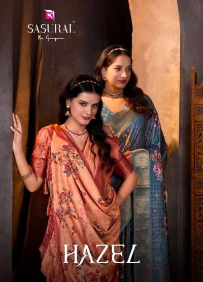 SASURAL HAZEL 801 TO 809 DESIGNER SILK SAREE WHOLESALER IN INDIA